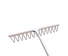 4betterdays.com NATURlich leben! Rechen/Drahtbügelrechen mit Lindenholzstiel - Anzahl V-Zinken: 13 - Rechenjoch aus Buchenholz - Länge: 180 cm, Breite: 79 cm - Handarbeit aus Österreich