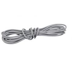 Liros 20m Sonnensegel Seil/Tauwerk grau/Silber 6mm Polyester