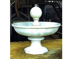 pompidu-living Brunnen, Gartenbrunnen, Zierbrunnen, Fountain, mit Kugel Farbe Sandstein