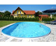 Summer Fun Ovalpool Einbau Komplettset 120 cm Tiefe (SW:0,6 IH:0,6) 600 x 320 x 120 cm
