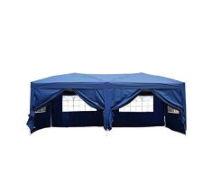 HOMCOM Outsunny 3x6 m Faltpavillon Pavillon Faltzelt Partyzelt Gartenzelt inkl. 6 Seitenteile