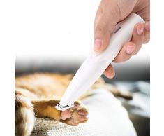 Jadeshay Haustier-Haar-Trimmer - Hund Katze Grooming Clippers Elektro-Pelz-Trimmer for Haar um Gesicht, Augen, Ohren, Pfote, Rum