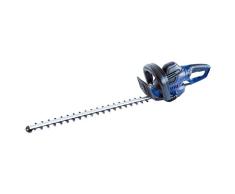 LUX-TOOLS E-HS-710/60 A Elektro-Heckenschere mit 60 cm Schnittlänge & 24 mm Schnittstärke | Kabelgebundene Heckenschere mit 710 W Elektro-Motor & lasergeschliffenen Schneiden