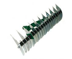 Schneidrechen Harke Rechen 36 cm Kultivator Rasenlüfter Rasenvertikutierer