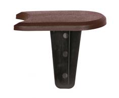 Palisade Rasenkante Garten Beetumrandung Beeteinfassung 3 Farben 3,8m IPAK1 (Braun)