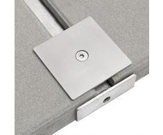 DUR-line Herkules 2-Plattenständer Feuerverzinkt - sehr stabil - kinderleichte Montage [Flachdachständer, Balkonständer, Gehwegplatten, Terassenständer, Sat-Antenne]