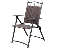 Heruai Natürliche Rattan Klappstühle Weide Rückenlehne Sessel Portable Garten Balkon Outdoor Schmiedeeisen Rattan Stuhl Klappstuhl Pure Hand Wicker Stühle