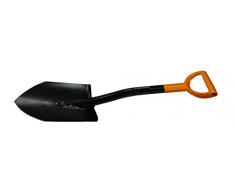 Fiskars Spitzer Auto-Spaten, Länge: 80 cm, Schwarz/Orange, Solid, 1014809