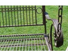 DanDiBo Hängebank 82505 Schaukel mit Ketten Gartenschaukel Bank Hollywoodschaukel Garten