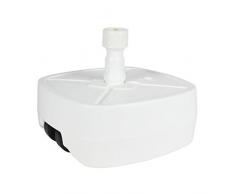 BURI Landhaus Schirmständer weiß Sonnenschirmständer Sonnenschirm Schirmhalter Schirm