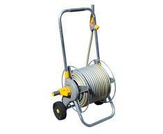 60 m Montierter Metall-Schlauchwagen mit 30 m Schlauch für Profis