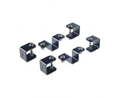 Cruz 941-276 Beetplatten Montage-Kit, aus Aluminium, 2 Stück