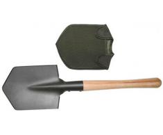 Feldspaten, Holzstiel, extra stabil, mit Tasche