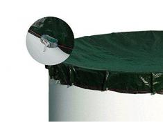 Abdeckplane Pool oval 1100x550 cm Winterabdeckplane