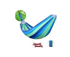 OUHUI Hängematte Stuhl Hängematte Aus Baumwolle |200x100 Cm | Hautfreundliche Komfort Hängematte| Tuch-Hängematte Belastbar Bis 150 Kg |Tragetasche GRATIS