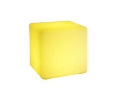 BZZBZZ Wiederaufladbarer Farbwechselnder LED-Würfelhocker Mit Fernbedienung, Wasserdichter LED-Würfelhocker Für Den Innen- Und Außenbereich, Hausbar, Loungebar, Dekoratives Nachtlicht