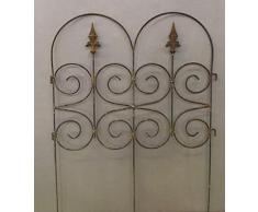 Beeteinfassung BeetZaun Rasenkante Zaun Barcelona Rost 65 x 81 cm