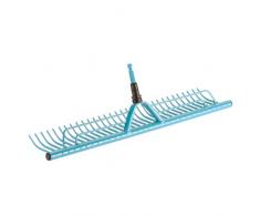 Gardena combisystem-Rasenrechen: Gartenharke mit 73 cm Arbeitsbreite, ideales Gartenzubehör zum Zusammenfegen von Grasschnitt, passend zu allen combisystem-Stielen, mit Grasfangvorrichtung (3382-20)