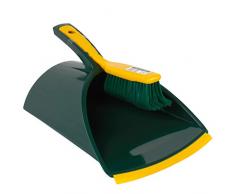 GARDI REX Kehrschaufel Set Outdoor | Ideal als Kehrset Garten | Kehrblech und Handfeger | Ergänzung zum Laubbesen und Laubsauger | Große Garten-Schaufel