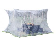 infactory Fliegennetz: Moskitonetz für Innen und Außen, 300 x 300 x 250 cm, 220 Mesh, weiß (Moskitonetz XXL)