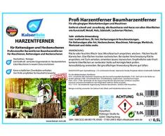 KaiserRein Harz-Entferner/Baumharz-Entferner für 0,5 L Spray Reiniger für Kettensägenreiniger, Motorsägenreiniger, Heckenschere Reinigung