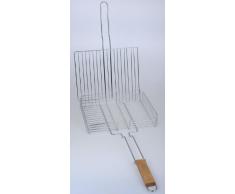 BBQ Grillwender Grillbesteck Grill Korb Grillrost Steak Gemüse Wender Modell ELECSA 1545