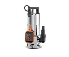 BLACK+DECKER BXUP1100XDE Tauchpumpe für Schmutzwasser (1100 W, max. Förderleistung 16.500 l/h, max. Förderhöhe 10,5 m)