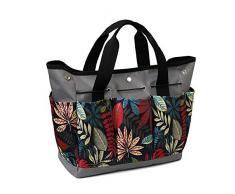 Exuberanter Garten Werkzeugtasche, 600D Oxford Tragbare Gartengerätetasche Gartengeräte Aufbewahrung Mit Kleinen Taschen, Multifunktions Werkzeugtasche Für Zimmerei, Rasenpflege, Schweißen