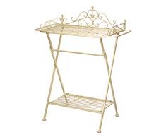 aubaho Butlers´s Tray Serviertisch Gartentisch Eisen Garten Klapptisch Beistelltisch