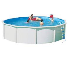 Steinbach Stahlwandpool Set Nuovo de Luxe, weiß, 350 x 350 x 120 cm, 10400 L, 011140