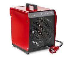 TROTEC TDS 50 E Elektroheizgebläse (max. 9 kW) Integriertes Thermostat 2 Heizstufen Kondensfreie Wärme Kein Sauerstoffverbrauch Elektroheizer Heizstrahler
