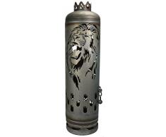 Mandelu Feuerstelle Feuertonne Löwe brüllend