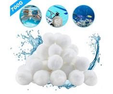 Y AKAGI Filterbälle 700g 8 Liter Filter Balls ersetzen 25 kg Filtersand für Pool Sandfilter, Schwimmbad, Filterpumpe