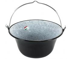 Grillplanet 1001 ungarischer Gulaschkessel 10 Liter emailliert Kesselgulasch Topf
