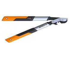 Fiskars PowerGear X Bypass-Getriebeastschere für frisches Holz, Antihaftbeschichtet, Gehärteter Präzisionsstahl, Länge: 64 cm, Schwarz/Orange, LX94-M, 1020187