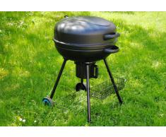 Kugelgrill Holzkohle BBQ Barbecue Grill Grillwagen