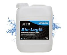 KOIPON Bio-Logik, Teich Milchsäurebakterien 5 l, Teich Bakterien zur Teichpflege vom Gartenteich & Fischteich, Nitrit Entferner gegen Algenwachstum