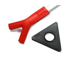 Original Audi Eiskratzer mit Schneeschieber und Teleskopstange Winter Kratzer Schneebesen 80A096010C