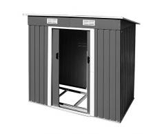 DEMA Metall Garten Gerätehaus Cardiff Anthrazit