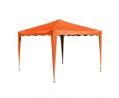 DEMA Alu/Metall Faltpavillon 3x3 Meter Orange