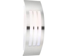 Globo E27 Cornus Energiesparlampe IP44 Außenleuchte Edelstahl