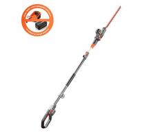 Fuxtec Akku Hochheckenschere 20V FX-E1HH20 Elektro Teleskop Heckenschere zum Schneiden von Hecken und Sträuchern