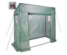 HI Gewächshaus 200x77x148/169cm 2Fenster Tomatenhaus Treibhaus Beet Garten Pflanzen