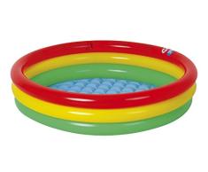 Jilong Baby Pool 100x22cm Kinderpool Planschbecken Schwimmbecken mit aufblasbarem Sicherheits-Boden