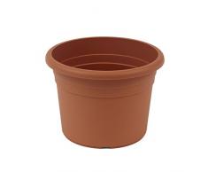 greemotion Pflanzkübel Fiona, UV-Beständiger Blumentopf aus Kunststoff, Pflanzgefäß mit Bodenlöchern, Volumen ca. 96 l, ca. Ø 70 x H 49,5 cm