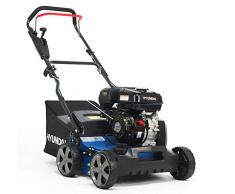 HYUNDAI Benzin-Vertikutierer SC4001G (Combi Gerät - Rasenlüfter, Moosentferner mit 40 cm Arbeitsweite, verstellbarer Arbeitstiefe, kraftvollem 5.4 PS Hyundai Motor, 45L Fangkorb)