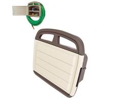 Robuster Wandschlauchhalter inkl. Staufach - Halterung für Gartenschlauch - Garten Schlauchhalter