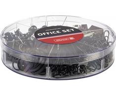 Brunnen 102064790 Büro-Set Colour Code (220-teiliges Set in praktischer Aufbewahrungsbox) schwarz /onyx