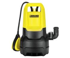 Kärcher Schmutzwasser-Tauchpumpe SP 3 Dirt (Fördermenge: max. 7000 l/h, Restwasserhöhe: 25 mm, Abpumpen von Wasser mit bis zu 20 mm großen Schmutzpartikeln, Schwimmerschalter, komfortabler Tragegriff)