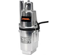 STHOR Profi Membran-Pumpe 280 Watt | 1020 l/h | Förderhöhe max. 68m | Ø 96mm | Brunnenpumpe Tiefbrunnenpumpe Förderpumpe Rohrpumpe